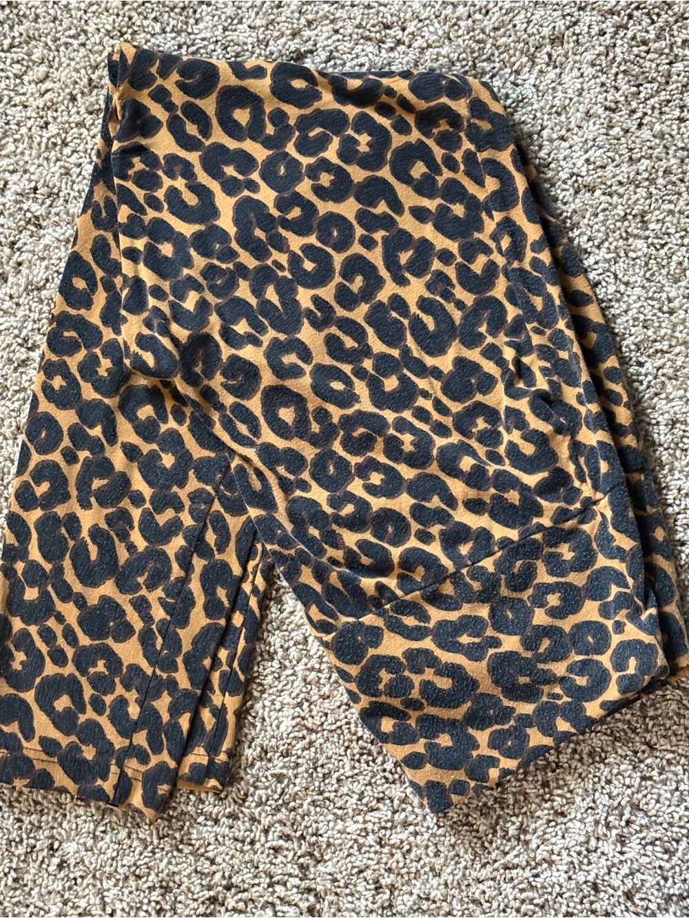 Terra & Sky Leopard Print Leggings - Black & Brown